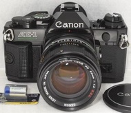Canon AE-1 PROGRAM Black + FD50mmF1.4 SSC_P,S，功能正常