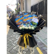 HOTWHEELS Hot Wheels bouquet containing 8 cars - Hot Wheels bouquet - Birthday graduation bouquet