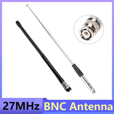 27Mhz BNC Antenna Telescopic 23/130cm 3.5dBi High Gain Antenna Aerial For CB Radio CB-58 CB-27 CB-40