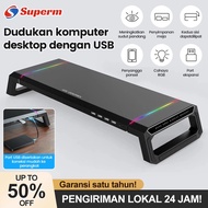 LAYAR Desktop computer stand with USB/ desktop computer screen support/ desktop computer stand