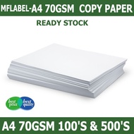 ONELINK 1Box A4 70gsm/A4 Copier Paper Premium Multi-Puporse White Paper Bond Paper - Short A4 Long