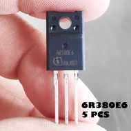 5PCS TRANSISTOR 6R380E6 COOLMOS N-CHANNEL POWER MOSFET 650V 30A TO-220FP IPA60R380E6