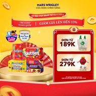 Set quà TẾT gồm 1 Hộp Kẹo trái cây Skittles vị truyền thống 150g + 1 Hộp Kẹo mềm Sugus hương trái câ