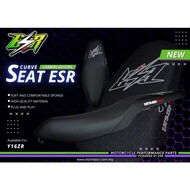 ESR MOTOR 100% ORIGINAL CARBON SEAT RACING NEW MODEL LOGO CURVE FLAT Y15ZR/LC135 V2-V7/RS150/RSX150/