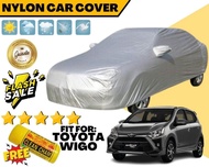 CAR COVER FOR TOYOTA WIGO WATERPROOF COVER WITH CHAMOIS TOWEL