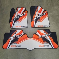 JDM Feet Mat Suitable for Toyota YARIS Feet Mat Car Carpet Mat TRD Toyota Feet Mat GR Carpet f