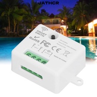 JATHCR Smart Switch Module, 10A 433MHz WiFi Relay Switch, Mini Compact Remote Switch Smart Home