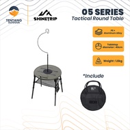 Meja Lipat Multifungsi Outdoor SHINETRIP Round Table Camping Folding Table