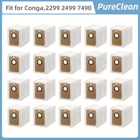 Vacuum Cleaner Bags for Dreame S10/L10s Ultra/ L20 Ultra / L10 Ultra, Xiaomi X10+, X20+ Robot Vacuum