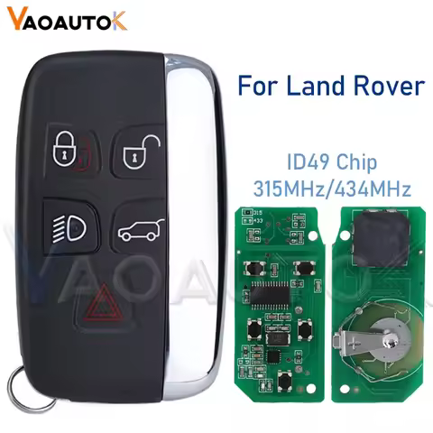 Smart Car Remote Key For Land Rover for Range Rover Evoque Freelander Discovery4 ID49 Chip 315MHz 43