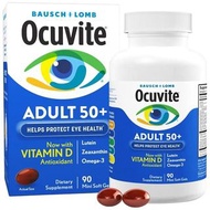 美國博士倫 Ocuvite護眼維生素(50歲或以上)+維他命D3, 90粒迷你軟膠囊 (Exp:2025/09)