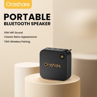 Orashare BS19 Portable Bluetooth Speaker 10W HiFi Sound Stereo TWS Wireless Speaker Bluetooth 5.3 Su