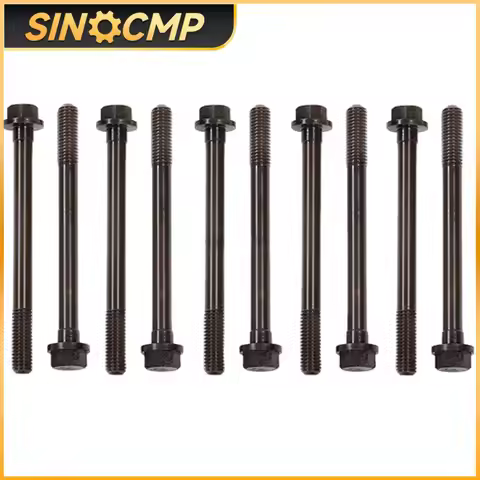 1Set Cylinder Head Bolts For 90-97 Nissan D21 Pickup 2.4L SOHC KA24E ES74026 Automotive Professional