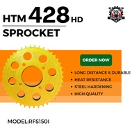 428HD HTM RFS150 BENELLI TXR150 428 SPROCKET HTM 428 REAR SPROCKET GOLD YB3L YTZ5S NGK RKM RK