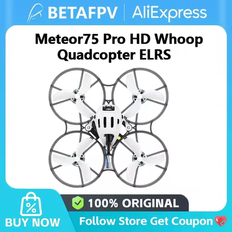BETAFPV Meteor75 Pro O4 Brushless Whoop Quadcopter ELRS 2.4G Receiver 1S Matrix 1S 3IN1 HD FC O4 Ver