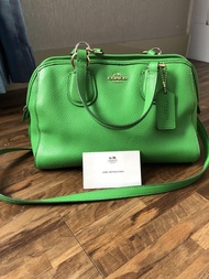 preloved coach nolita small in green