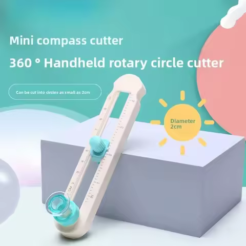 Circular Paper Cutter Rotary Circle Cutter Multi-functional Adjustable Circle Cutting Tool Circle Pa