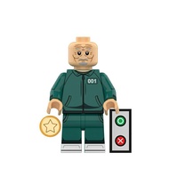 Oh Il-Nam Mini Figure Block Toy | Player 001 | Squid Game Figure