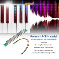 OPTIM Sound Level Display Board, 32-Bit 8 Effects with 4 Pin Flex Cable Music Level Indicator Module