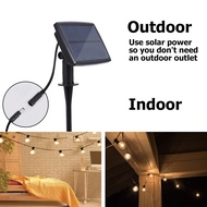 Solar Light Solar Garden Light Edison Garland Bulb String Light G40 Retro Glass Light