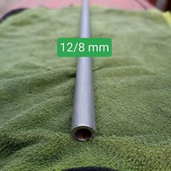 pipa besi seamless od 12mm id 8mm tebal 2mm panjang 70cm