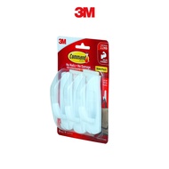 3M Command 17003VP-3 Large Utility Hooks 3Hooks + 6Large Strips Holds up to 2.2KG