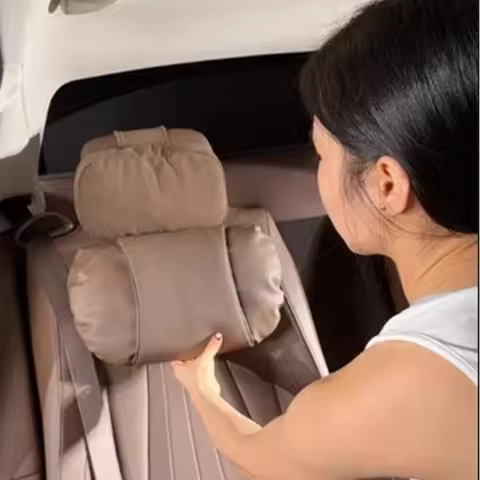 Car Seat Headrest Restraint Auto Safety Head Neck Rest Relax Pillow For BMW I3 I4 I5 I6 I7 IX1 IX2 I