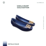 LA BELLA  รองเท้าคัชชูหนังแกะ รุ่น GISELA HEART GOLD EDITION - COLOR