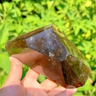 AAAA Clear Smoky Quartz Freeform Natural Smoky Quartz Crystal Freeform จุดคริสตัลธรรมชาติ