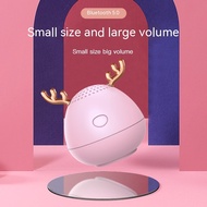 Cartoon Antlers Wireless Bluetooth Speaker A11 Macaron Mini Subwoofer Girly Heart Mobile Phone Small