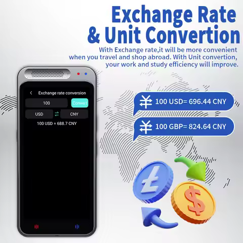 Z6 Portable Audio Translator 138 Language Smart Translator Offline In Real Time Voice AI Voice Photo