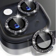 3 miếng phim bảo vệ ống kính máy ảnh tương thích với LPhone 16, 15, 14, 13, 12, 11, vỏ bọc vòng kim