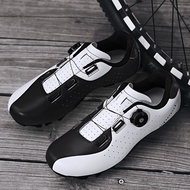 Professional Men's Road Bike Sneakers Anti-skid Spikes Breathable Couple's Same Cycling Shoes