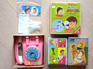 宮崎駿特注真人說話＞先下拍 才回覆ㄑ今天無壞機會少過0.001%.70s日本製造全部發聲無壞今天已絕跡 宮崎駿 萬里尋母記 卡通片 70年代出産仿真人發聲 電話 電子 玩具 可撥玲聲轉盤按掣真人說話極