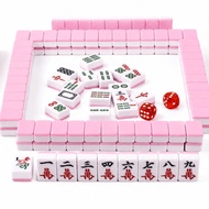 Aesthetic Cute Small Travel Mahjong Set Game Board Travel Mudah Bawa Mahjong Dengan Rak Mini 迷你麻将牌