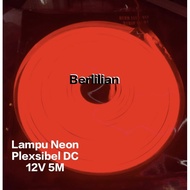 MERAH Plex DC 12V 5M Red Led Neon Lights Outdoor Lights / Plex Neon Led