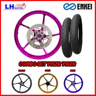 SPORT RIM DYNOPRO ENKEI  5BATANG CNC FG525 160/160/17 Y15ZR Y16ZR ABS V1 V2 LHMOTOR UNCLE SPANAR
