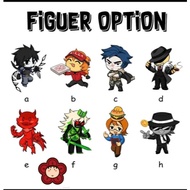Custom Keychain FORSAKEN, GLITTER SAL, Keychains: Chance, Elliot, Two Time, Guest 1337, 007n7, Coolk