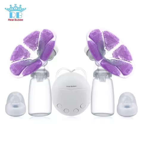 Real Bubee Electric breast pump unilateral and bilateral breast pump manual silicone Milk pump baby 