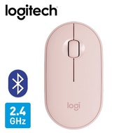 【Logitech 羅技】M350 鵝卵石無線滑鼠-玫瑰粉