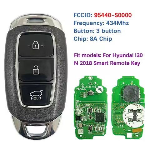 CN020334 Original Board Smart Remote Car Key Keyless Go Control 433MHz 8A Chip 95440-S0000 SYEC3FOB1