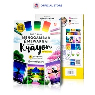 Buku Tutorial Menggambar & Mewarnai Dengan Krayon Oil Pastel - assyabiyaart - RuangKata