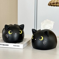 Cute Cat Tissue Box Household Living Room Desktop Paper Box Light Luxury Home Creative Decorations J