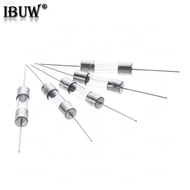 10PCS 5*20mm Axial Glass Fuse Fast Slow Blow 250V With Lead Wire 5*20 F 0.5A/1A/2A/3A/3.15A/4A/5A/6.