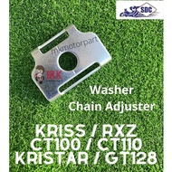 (1Pc) WASHER Chain Adjuster Yamaha RXZ / Modenas KRISS / GT128 / KRISTAR / CT100 / CT110