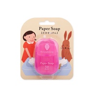 CHARLEY - (士多啤梨味) 日本 CHARLEY paper soap 攜帶式香皂紙(每盒50枚) x 1盒