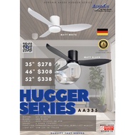 AeroAir AA335 35" / 46" / 52" Hugger Series Ceiling Fan with 24W Tri Tone LED