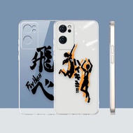 Volleyball Haikyuu Hinata Shoyo Fly High Clear Cell Phone Case For OPPO RENO 8 7 6 5 4 4F F21 7Z 6 6Z 5 5F 2Z FIND X5 X3 A92 A83 A73 A72 A55 A52 A12 A11 A5 A3S PRO LITE 5G 4G