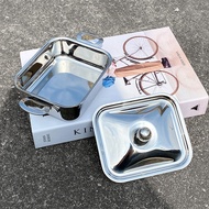 316 Rectangular Mini Stainless Steel Pot Size 12x10cm Oyatton Stainless Steel Pot Can Be Used On All Types Of Cookers