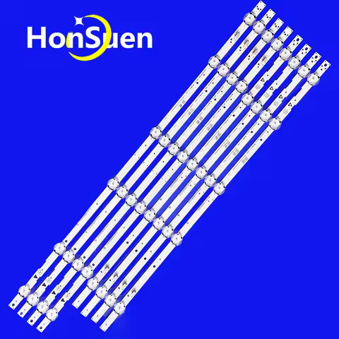 8 PCS LED backlight strips for Philips 55PFL5402/F7 55PFL5601/F7 FW55D25F FW55C46F 55MV346X/F7 UDULE